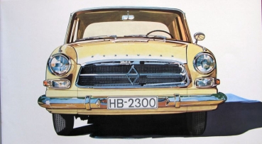 Borgward Airswing P 100 Modelprogram 1960 "Der grosse Borgward" Carbrochure (2589)